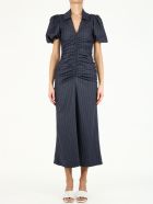 Ganni Stretch Stripe Dress Ganni Stretch Stripe Dress - Blu