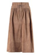 Fabiana Filippi Suede Skirt Fabiana Filippi Suede Skirt - brown