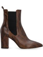 Paris Texas Leather Ankle Boots Paris Texas Leather Ankle Boots - Animalier