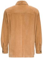 Alberta Ferretti Beige Suede Leather Jacket Alberta Ferretti Beige Suede Leather Jacket - Beige
