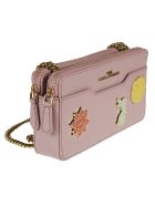 Marc Jacobs Two-way Top Zip Chain Shoulder Bag Marc Jacobs Two-way Top Zip Chain Shoulder Bag - Pink