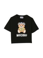 Moschino Black Teen T-shirt With Toy Print Moschino Black Teen T-shirt With Toy Print - Nero