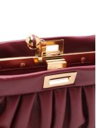 Fendi 'peekaboo Click' Leather Clutch Fendi 'peekaboo Click' Leather Clutch - Barolo