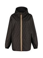 Fendi Reversible Windbreaker Jacket - Fendi X K-way Fendi Reversible Windbreaker Jacket - Fendi X K-way - black
