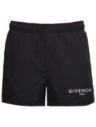Givenchy Nylon Swimsuit With Logo Givenchy Nylon Swimsuit With Logo - Black