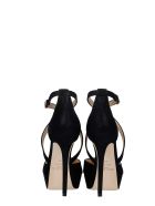 Jimmy Choo Jenique 125 Sandals In Black Suede Jimmy Choo Jenique 125 Sandals In Black Suede - black