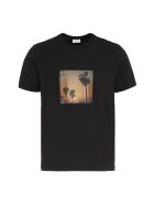 Saint Laurent Printed Cotton T-shirt Saint Laurent Printed Cotton T-shirt - black