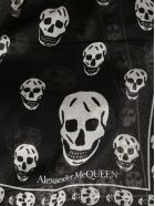 Black Modal-silk Blend Scarf Alexander McQueen Black Modal-silk Blend Scarf - Black