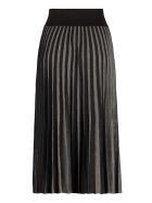 Agnona Pleated Knitted Skirt Agnona Pleated Knitted Skirt - grey