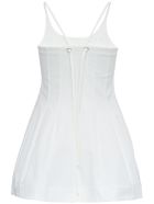 Jil Sander White Jersey Tank Top With Flared Bottom Jil Sander White Jersey Tank Top With Flared Bottom - WHITE