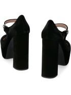 Miu Miu Velvet Mary-jane Pumps Miu Miu Velvet Mary-jane Pumps - black