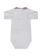 White Body For Babygirl With Flowers Bonpoint White Body For Babygirl With Flowers - Rosa