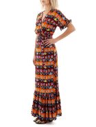 Jessie Western Sun Dance Long Dress Jessie Western Sun Dance Long Dress - ORANGE (Red)