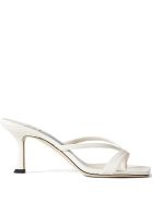 Maelie White Leather Mules Jimmy Choo Maelie White Leather Mules