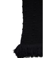 Bottega Veneta Crochet Dress With Fringed Bottom Bottega Veneta Crochet Dress With Fringed Bottom - Black