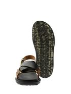 Marni Criss-cross Fussbett Calfskin Sandal Marni Criss-cross Fussbett Calfskin Sandal - Black/brown