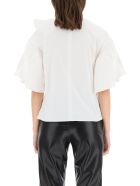 RED Valentino Blouse With Ruffles RED Valentino Blouse With Ruffles - WHITE