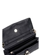 Rebecca Minkoff Edie Wallet On Shoulder Bag In Black Leather Rebecca Minkoff Edie Wallet On Shoulder Bag In Black Leather - black