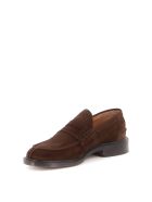 Tricker's James Penny Loafer Suede Tricker's James Penny Loafer Suede - Chocolate