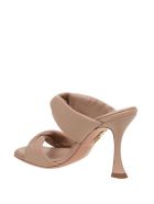 Aquazzura Twist 95 Sandals In Soft Leather Aquazzura Twist 95 Sandals In Soft Leather - Nude