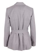 Max Mara 'belluno' Wool Blazer Max Mara 'belluno' Wool Blazer - Light Grey