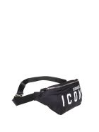 Dsqquared2 Icon Belt Bag In Technical Fabric Dsquared2 Dsqquared2 Icon Belt Bag In Technical Fabric - Black