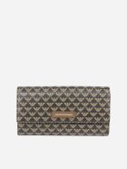 Wallet With All-over Monogram Print Emporio Armani Wallet With All-over Monogram Print - Marrone
