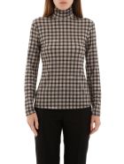 Rokh Houndstooth Turtleneck Rokh Houndstooth Turtleneck - MULTI (Grey)