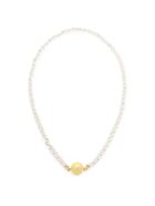 Timeless Pearly Chain Necklace With Magnetic Clasp Timeless Pearly Chain Necklace With Magnetic Clasp - SILVER GOLD (Silver)