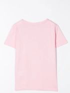 Balmain Print T-shirt Balmain Print T-shirt - Rosa-bianco