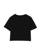 Moschino Black Teen T-shirt With Toy Print Moschino Black Teen T-shirt With Toy Print - Nero