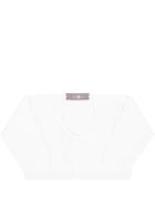 Little Bear White Cardigan For Babykids Little Bear White Cardigan For Babykids - White