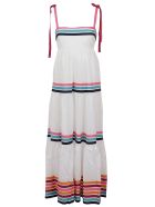 Lulu Ribbon Tiered Dress Zimmermann Lulu Ribbon Tiered Dress - Bianco