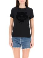 Kenzo Flock Tiger T-shirt Kenzo Flock Tiger T-shirt - BLACK