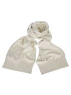 Agnona White Cashmere Blend Scarf Agnona White Cashmere Blend Scarf - White