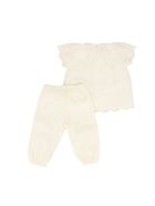 Chloé Shirt And Trouser Suit Chloé Shirt And Trouser Suit - White
