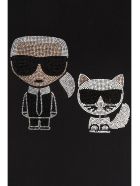 Karl Lagerfeld 'karl & Choupette' T-shirt Karl Lagerfeld 'karl & Choupette' T-shirt - Black