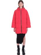 IENKI IENKI Puffer In Red Nylon IENKI IENKI Puffer In Red Nylon - red