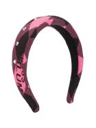 Miss Blumarine Black And Fuchsia Headband Miss Blumarine Black And Fuchsia Headband - Unica