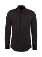 Prada Classic Italian Collar Cotton Shirt Prada Classic Italian Collar Cotton Shirt - black