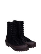 Superga Cotseu Sneakers In Black Canvas Superga Cotseu Sneakers In Black Canvas - black