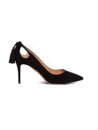 Aquazzura Forever Marylin Suede Pumps Aquazzura Forever Marylin Suede Pumps - Black