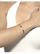 Lo Spazio Tanzanite Bangle Lo Spazio Jewelry Lo Spazio Tanzanite Bangle - Purple_Blue