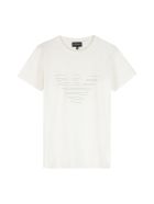 Emporio Armani Cotton Crew-neck T-shirt Emporio Armani Cotton Crew-neck T-shirt - White