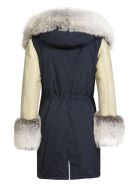 Long Fur Parka Eddy Monetti Long Fur Parka - Blue