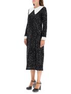 In The Mood For Love Sequined Midi Dress In The Mood For Love Sequined Midi Dress - BLACK (Black)