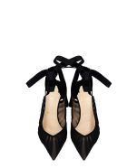 Christian Louboutin Goya Ruban Pumps In Black Satin Christian Louboutin Goya Ruban Pumps In Black Satin - black