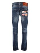 Philipp Plein Patch Detail Milano Cut Jeans Philipp Plein Patch Detail Milano Cut Jeans - Denim