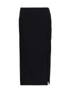 Pencil Skirt In Crepe Couture Valentino Pencil Skirt In Crepe Couture - Nero
