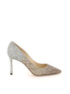 Jimmy Choo Romy Triple-shaded Glitter Pumps 85 Jimmy Choo Romy Triple-shaded Glitter Pumps 85 - ROSE GOLD SILVER (Silver)